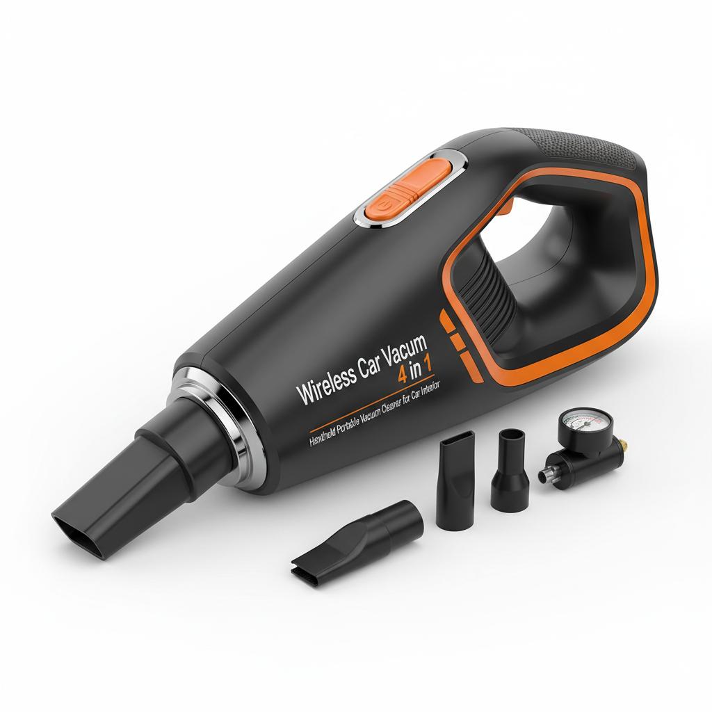 Wireless Car Vacuum 4in1